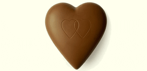Cuore cioccolato nudo